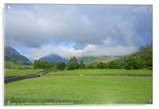 Morning in Borrowdale Acrylic by Darrell Evans