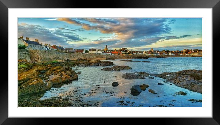 Anstruther  Framed Mounted Print by Lowercase b Studio 