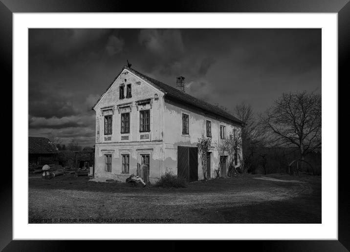 Dilapidated Old Farmhouse in the Mostviertel of Austria Framed Mounted Print by Dietmar Rauscher
