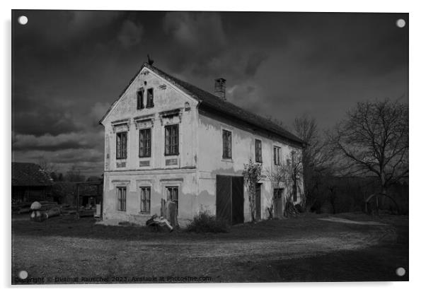 Dilapidated Old Farmhouse in the Mostviertel of Austria Acrylic by Dietmar Rauscher