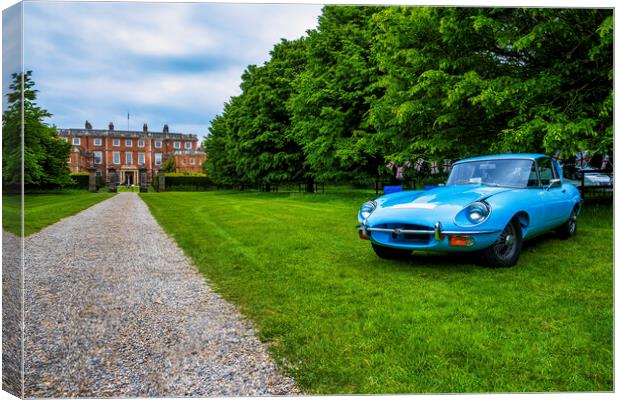 The Mighty EType Jaguar Canvas Print by Tim Hill