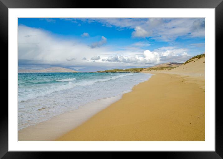 Aweinspiring Scarista Beach Framed Mounted Print by Steve Smith