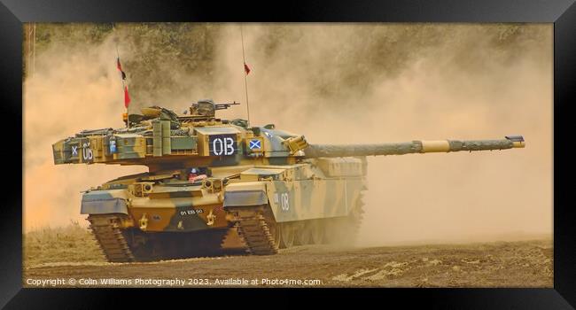 Dusty Chieftan Tank 2 Framed Print by Colin Williams Photography