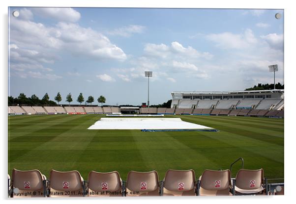 Southampton Ageas Bowl Cricket ground Acrylic by Terri Waters