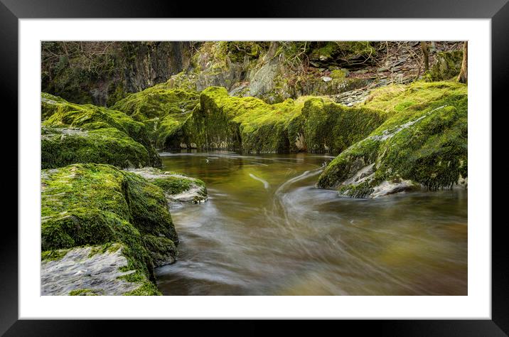 Ingleton Waterfalls Trail Framed Mounted Print by Tim Hill