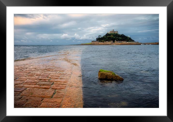 Mystical St Michaels Mount Framed Mounted Print by Tim Hill