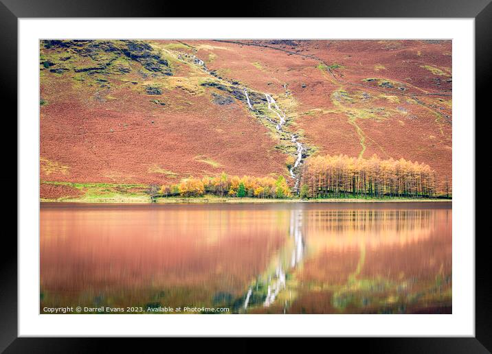 Autumn on Buttermere Framed Mounted Print by Darrell Evans