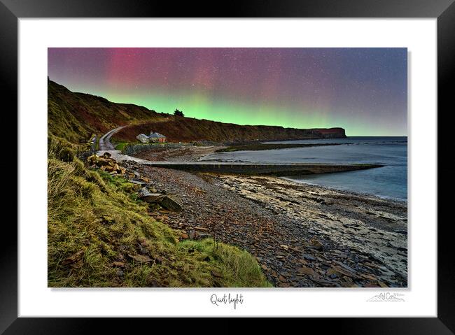 Quiet light Aurora at Brough Framed Print by JC studios LRPS ARPS