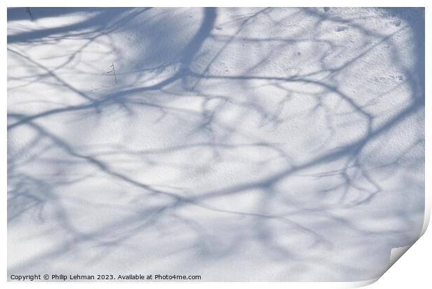 Snowy Landscape (37A) Print by Philip Lehman