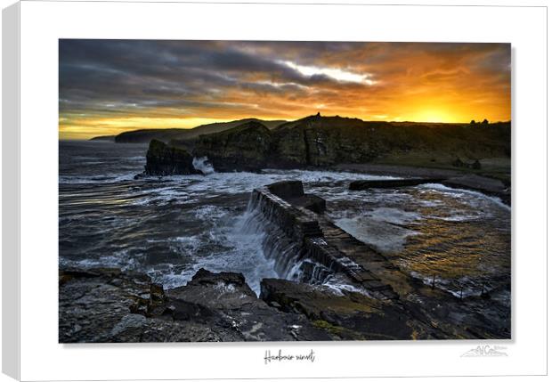 Harbour sunset  Canvas Print by JC studios LRPS ARPS