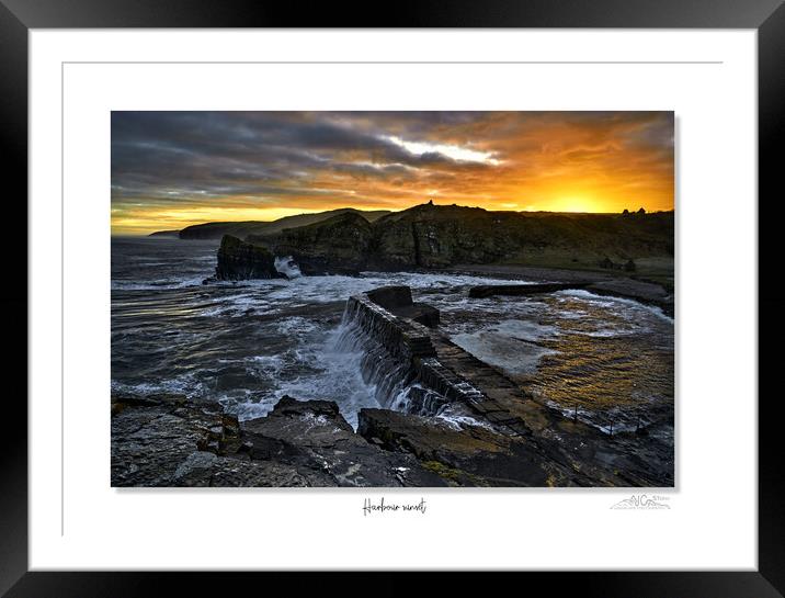 Harbour sunset  Framed Mounted Print by JC studios LRPS ARPS