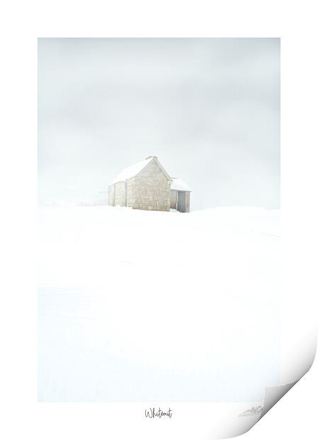 Whiteout Scottish highlands Assynt in winter Print by JC studios LRPS ARPS