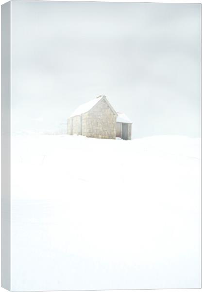 Whiteout (No border) Assynt Scottish highlands Canvas Print by JC studios LRPS ARPS