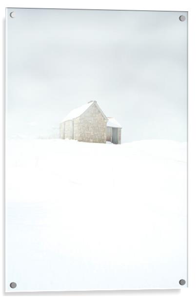 Whiteout (No border) Assynt Scottish highlands Acrylic by JC studios LRPS ARPS