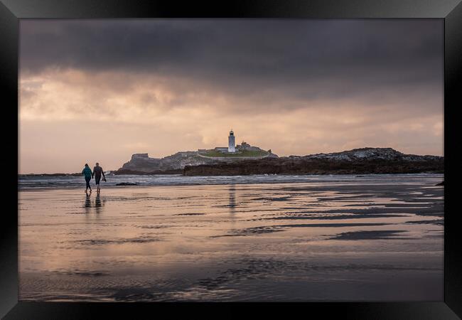 Golden Hour Romance Framed Print by Matthew Grey