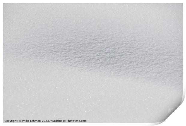 Snowy Landscape (54A) Print by Philip Lehman