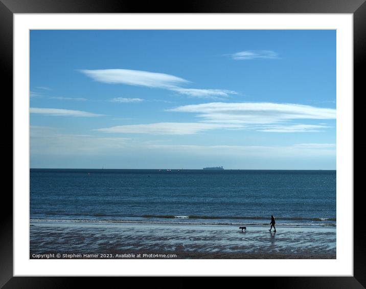 Serenity by the Sea Framed Mounted Print by Stephen Hamer