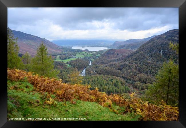 View of Keswick Framed Print by Darrell Evans