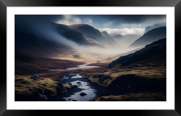 Scottish Highlands Framed Mounted Print by Bahadir Yeniceri