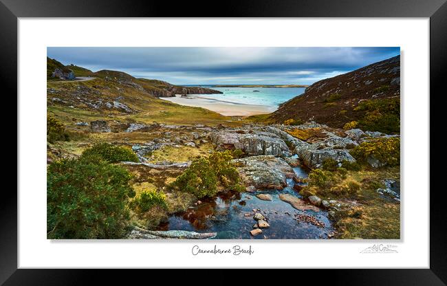 Ceannabeinne Beach Highlands Scotland  Framed Print by JC studios LRPS ARPS