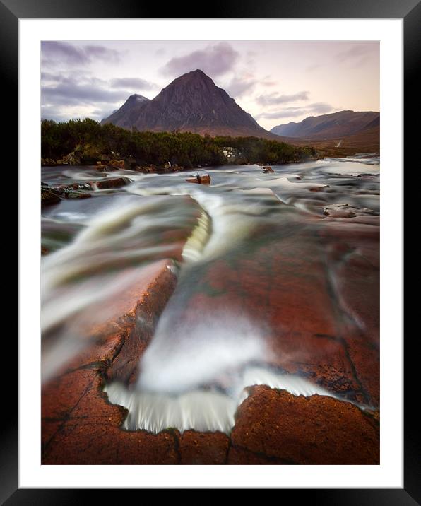 Rannoch Autumn Colour Framed Mounted Print by David Mould
