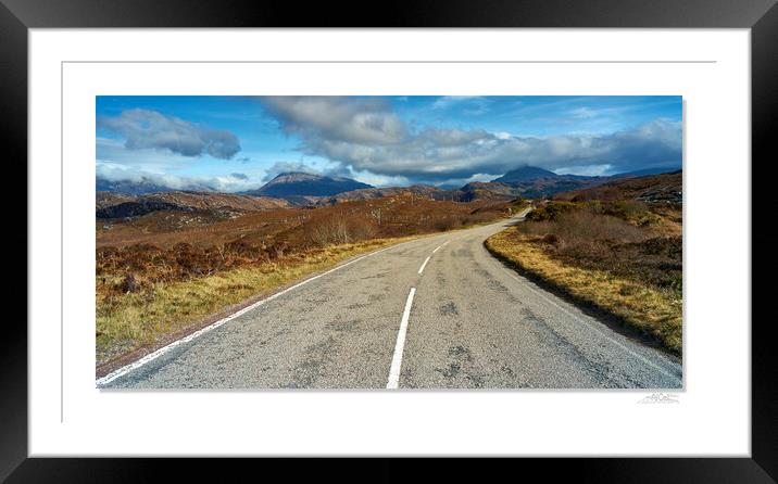 Scotland by the roadside Framed Mounted Print by JC studios LRPS ARPS