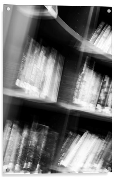 Library - Mono Acrylic by Glen Allen