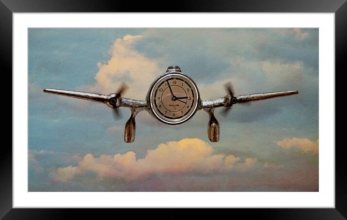 Time Flies Framed Mounted Print by Chris Lord