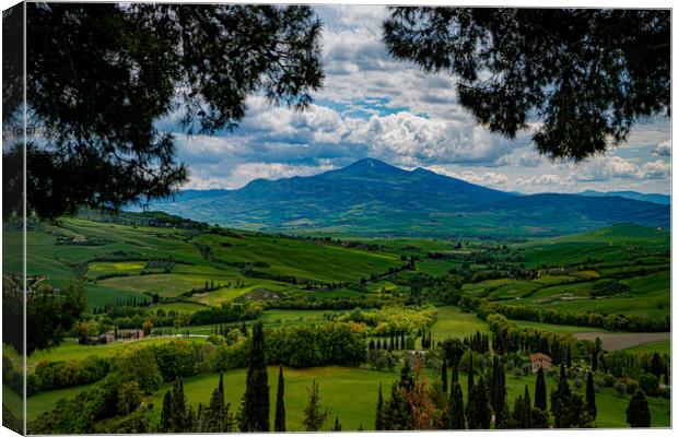 A Tuscan Landscape Canvas Print by Chris Lord