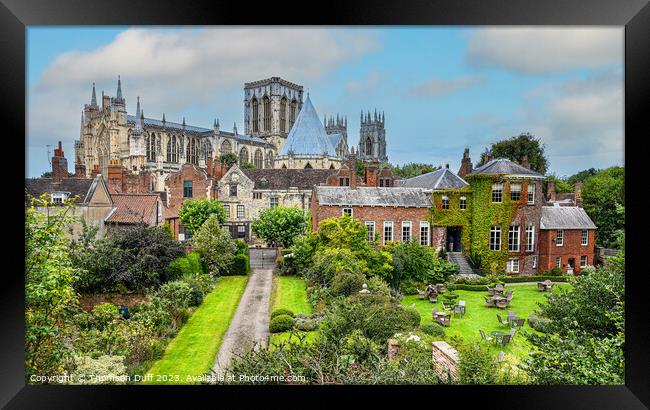 York Minster Framed Print by Thomson Duff