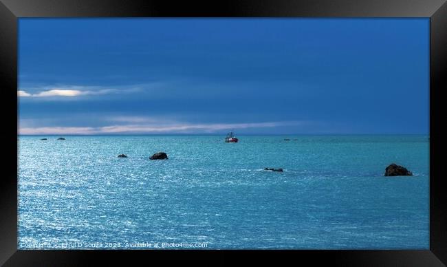 Pacific Ocean Framed Print by Errol D'Souza