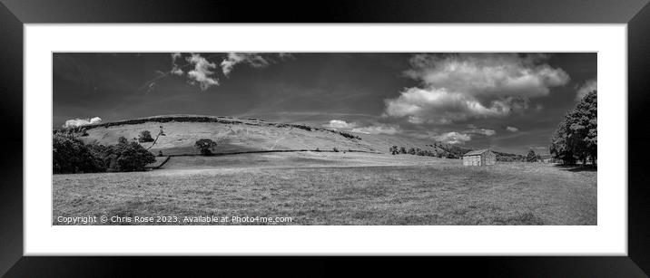 Kettlewell, Upper Wharfedale Framed Mounted Print by Chris Rose