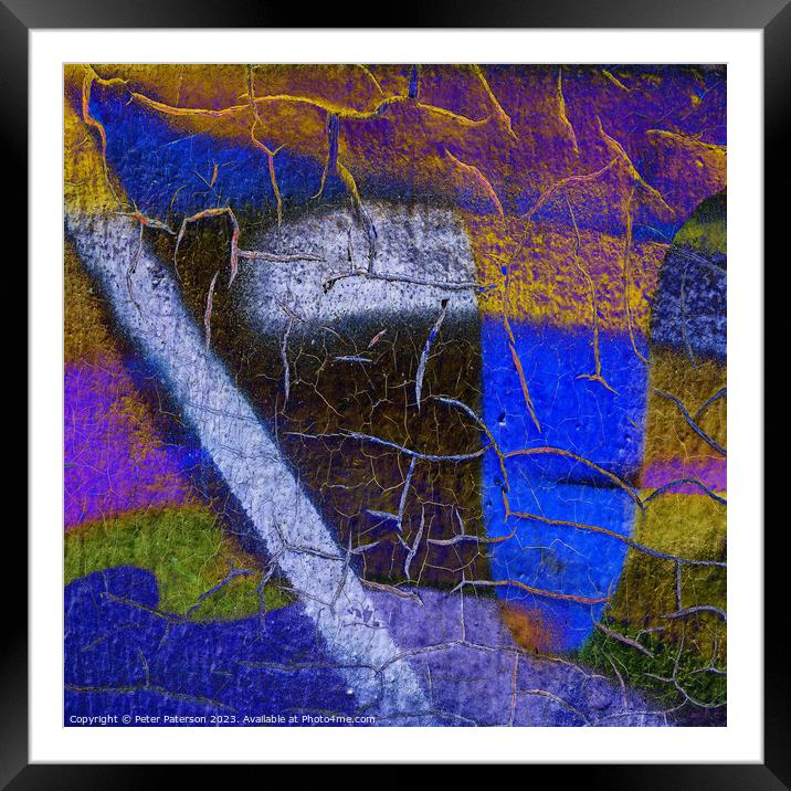 Abstract nonphoto Framed Mounted Print by Peter Paterson