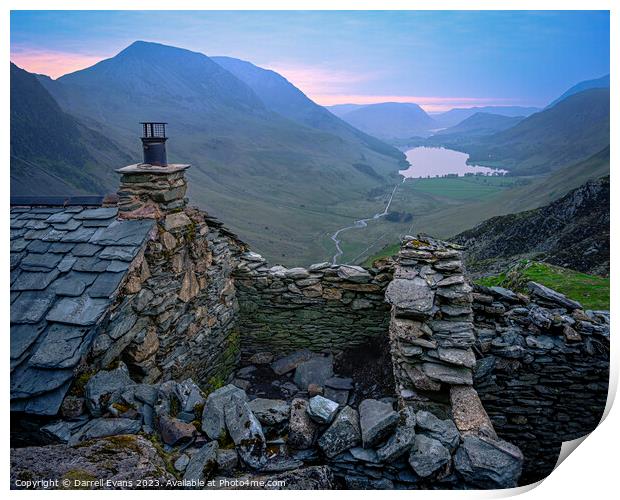 Warnscale Bothy Print by Darrell Evans