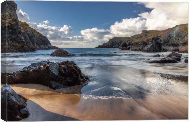 Majestic Blue Waters Canvas Print by Matthew Grey