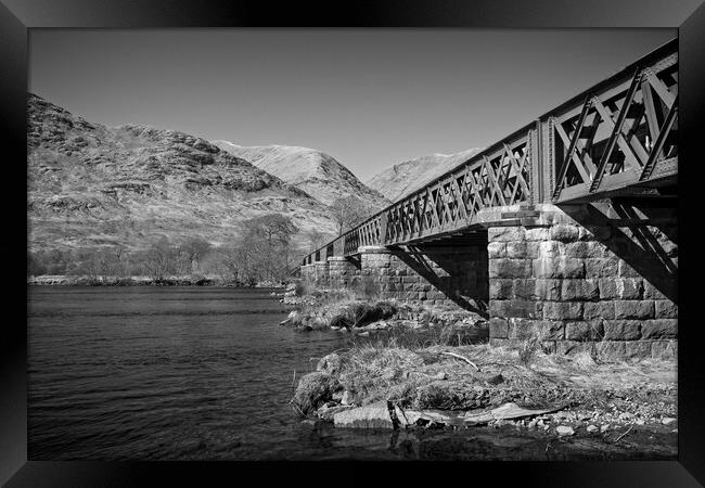 Loch Awe Railway Bridge Framed Print by Rob Cole