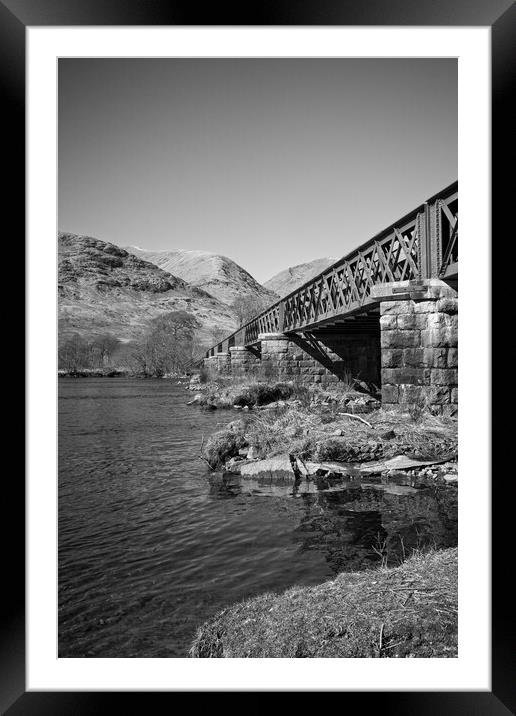 Loch Awe Railway Bridge Framed Mounted Print by Rob Cole