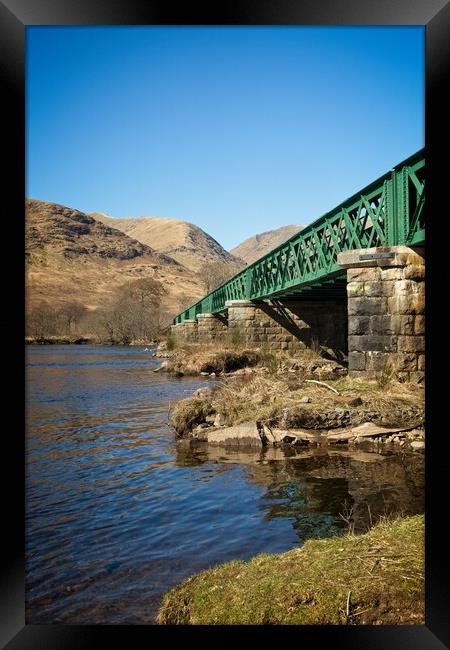 Loch Awe Railway Bridge Framed Print by Rob Cole