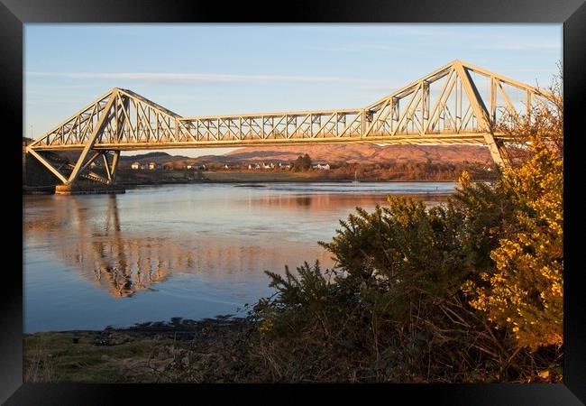 Majestic Connel Bridge Framed Print by Rob Cole