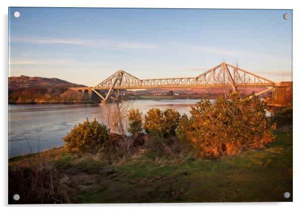 Connel Bridge, Scotland Acrylic by Rob Cole