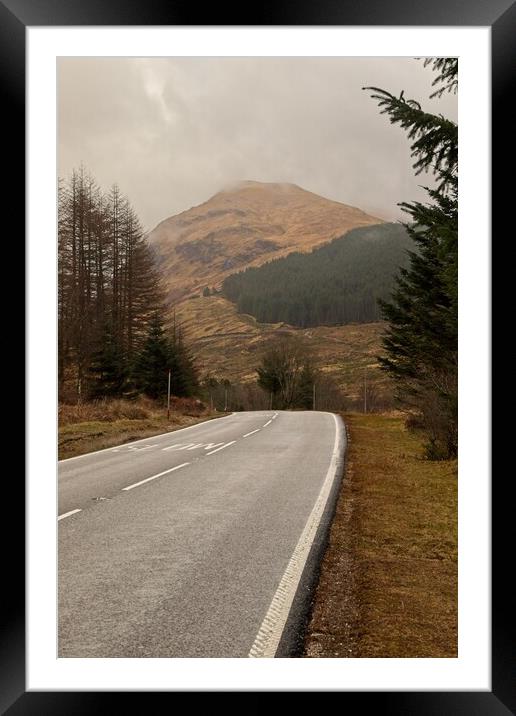 Scottish Highland Road Framed Mounted Print by Rob Cole