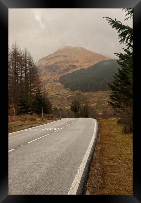 Scottish Highland Road Framed Print by Rob Cole