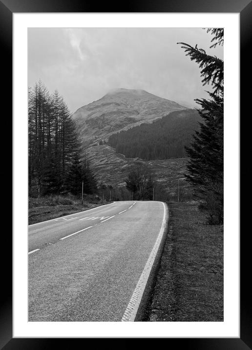 Majestic Scottish Highland Scenery Framed Mounted Print by Rob Cole