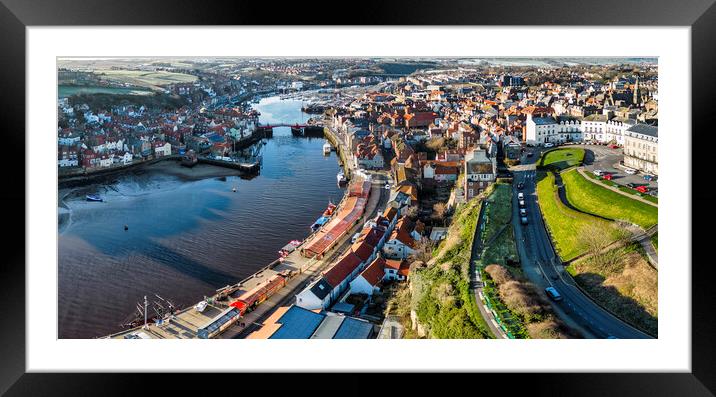 Majestic Views of Whitby Framed Mounted Print by Tim Hill