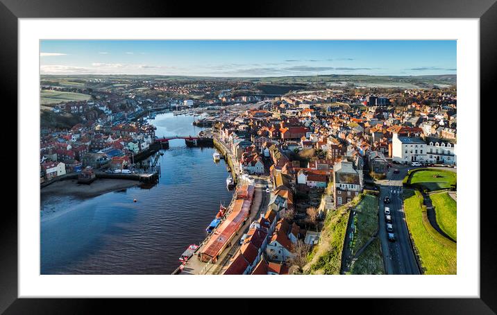 Majestic Whitby Scene Framed Mounted Print by Tim Hill