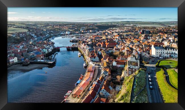 Majestic Whitby Scene Framed Print by Tim Hill