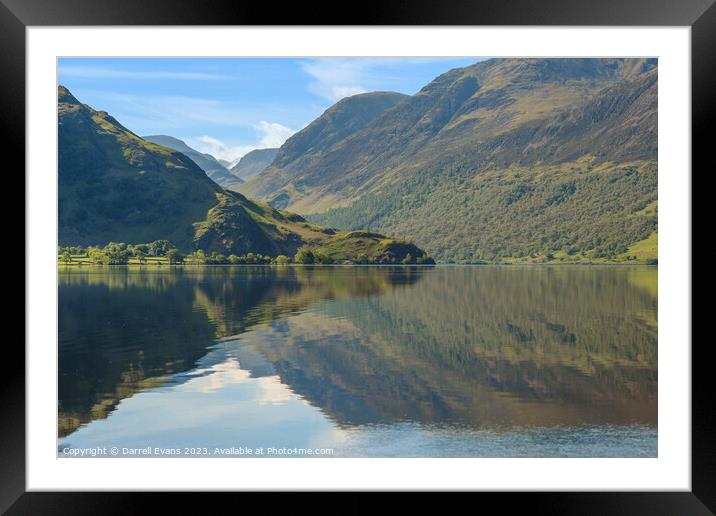 Crummock Framed Mounted Print by Darrell Evans