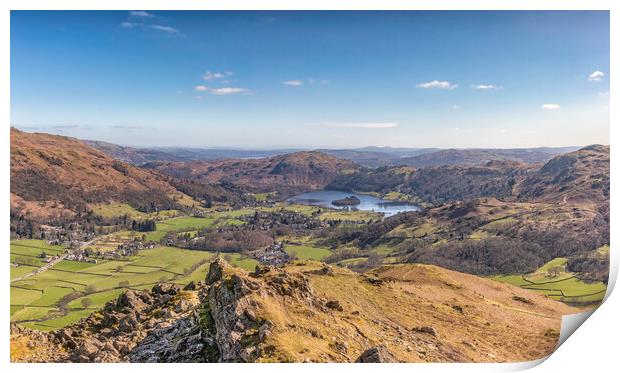 View from Helm Crag  Print by James Marsden