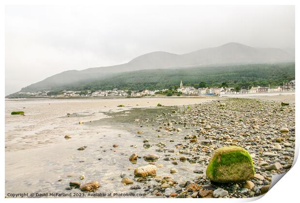 Majestic Mourne Mountains Print by David McFarland