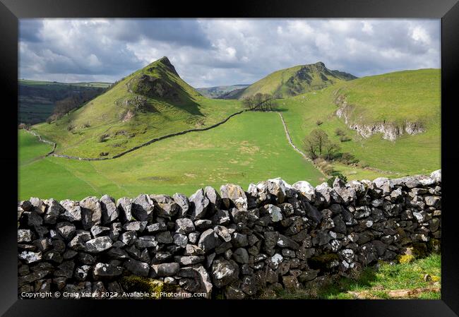 Parkhouse and Chrome Hill Peak District. Framed Print by Craig Yates